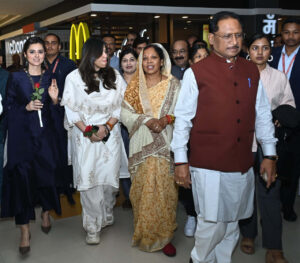 CM Sai with family saw the movie The Sabarmati Report