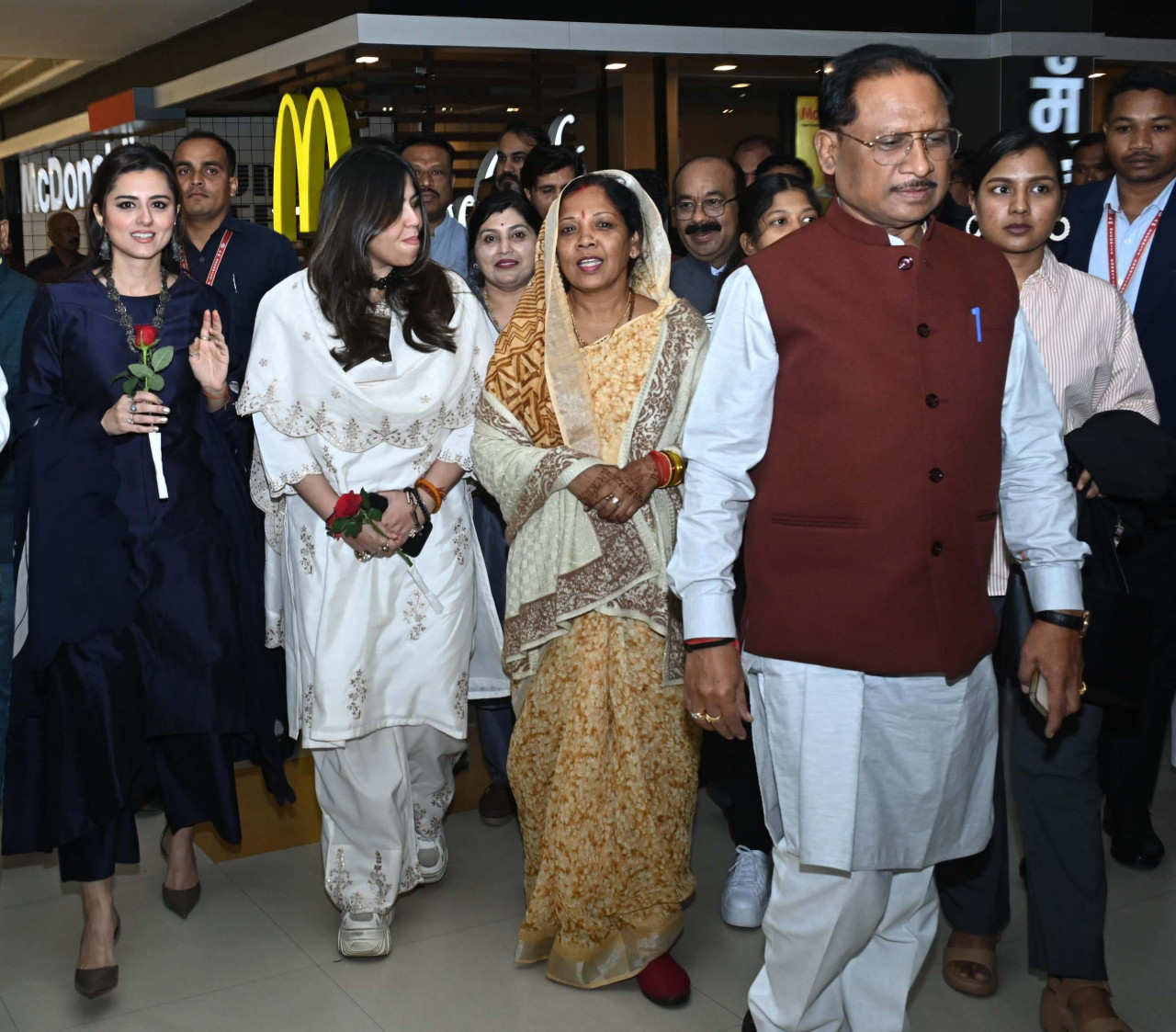 CM Sai with family saw the movie The Sabarmati Report