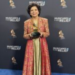 Chandrika Tandon winning Grammy award