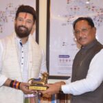 Union Minister Chirag Paswan with CM Vishnu Dev Sai on 24 November 2025 at New Delhi