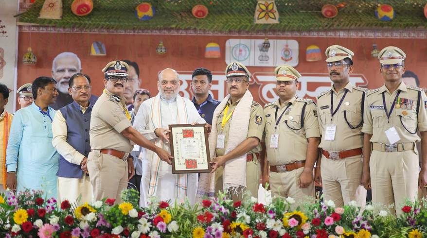 Union Home Minister Amit Shah in Bastar on May 18, 2026